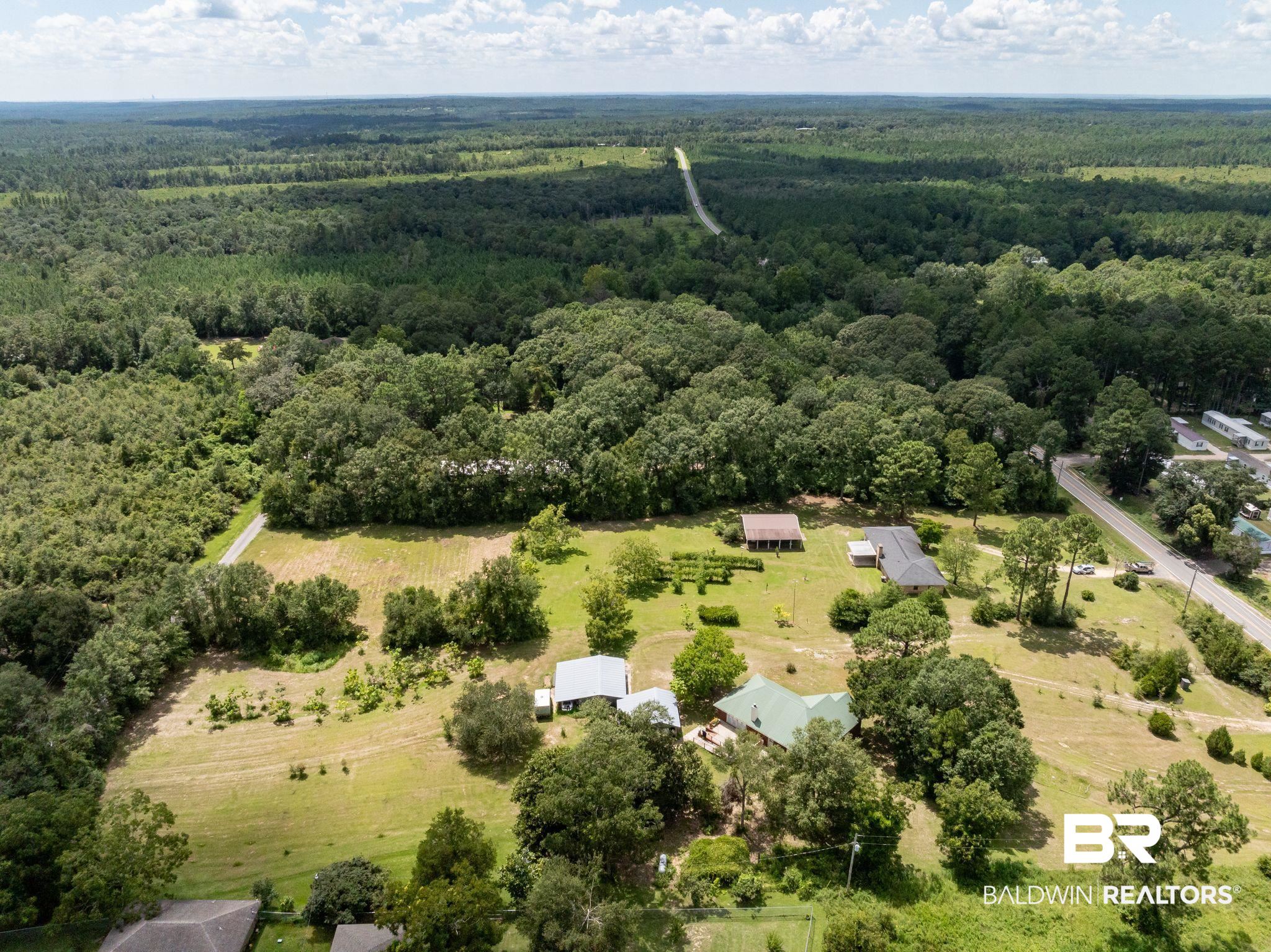 15880 Pine Grove Rd Extension West Bay Minette, AL 36507 - Photo 40 of 44 Drone / aerial view
