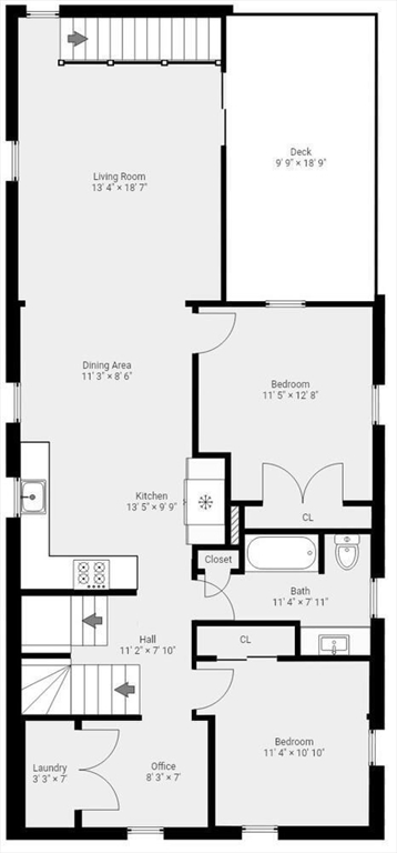 7 Bennett Street, Unit 2 Medford, MA 02155 - Photo 36 of 39