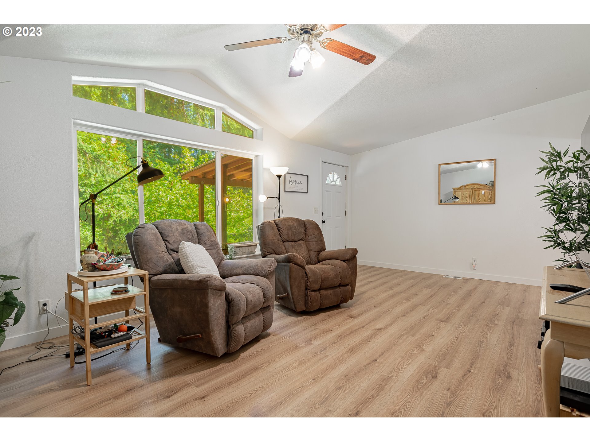 21 Nash Road White Salmon, WA 98672 - Photo 5 of 46 a living room with furniture and a large window