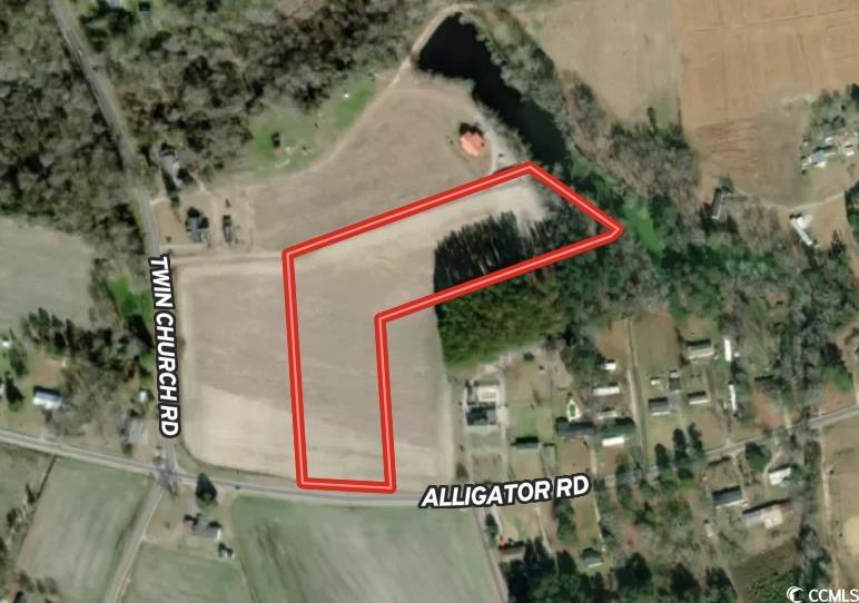 6.54-acres-tbd Alligator Road Florence, SC 29501 - Photo 13 of 13 Map / location with property parcel outlined