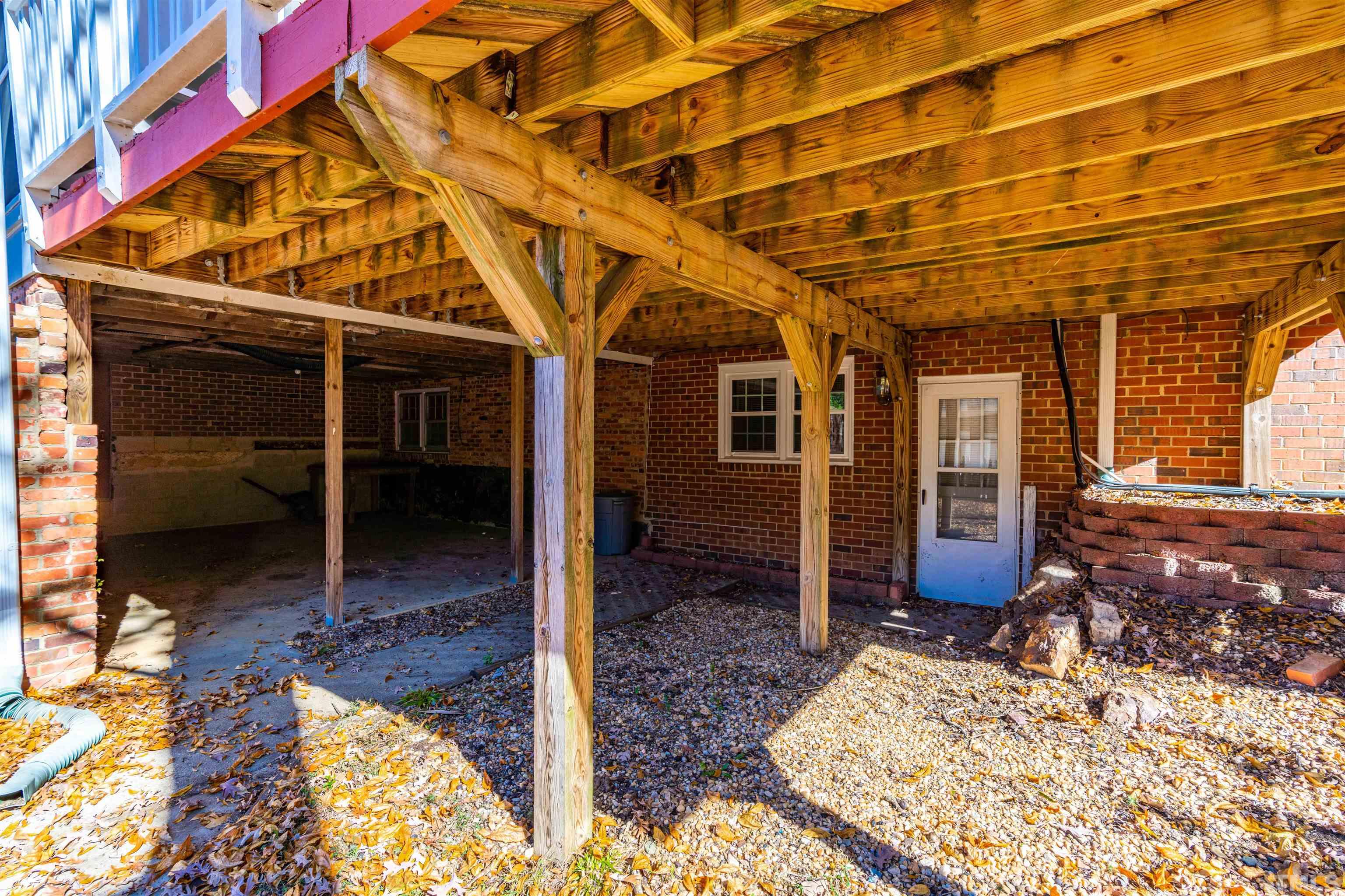 103 Marilyn Circle Cary, NC 27513 - Photo 58 of 64 a view of a porch with a backyard