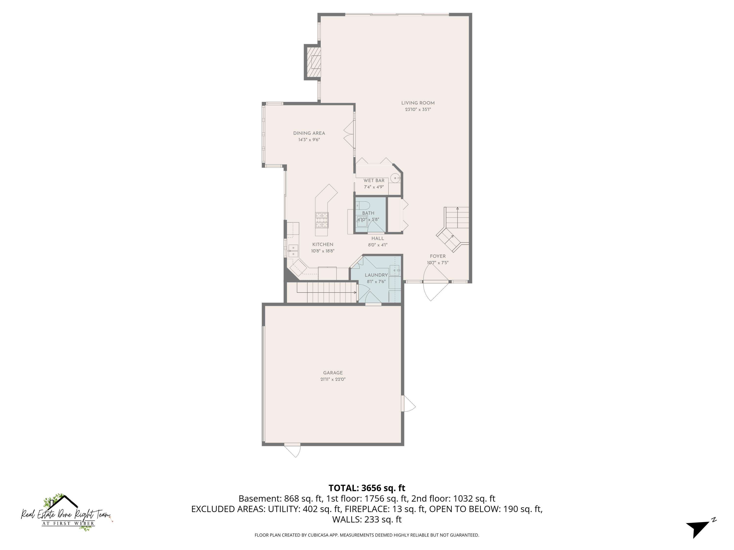 295 Elm Grove Road, Unit A Brookfield, WI 53005 - Photo 37 of 39 Main Floor Plan