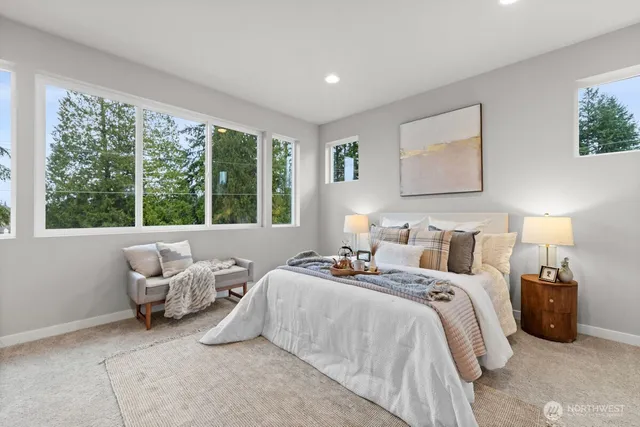 a view of a garden from a window