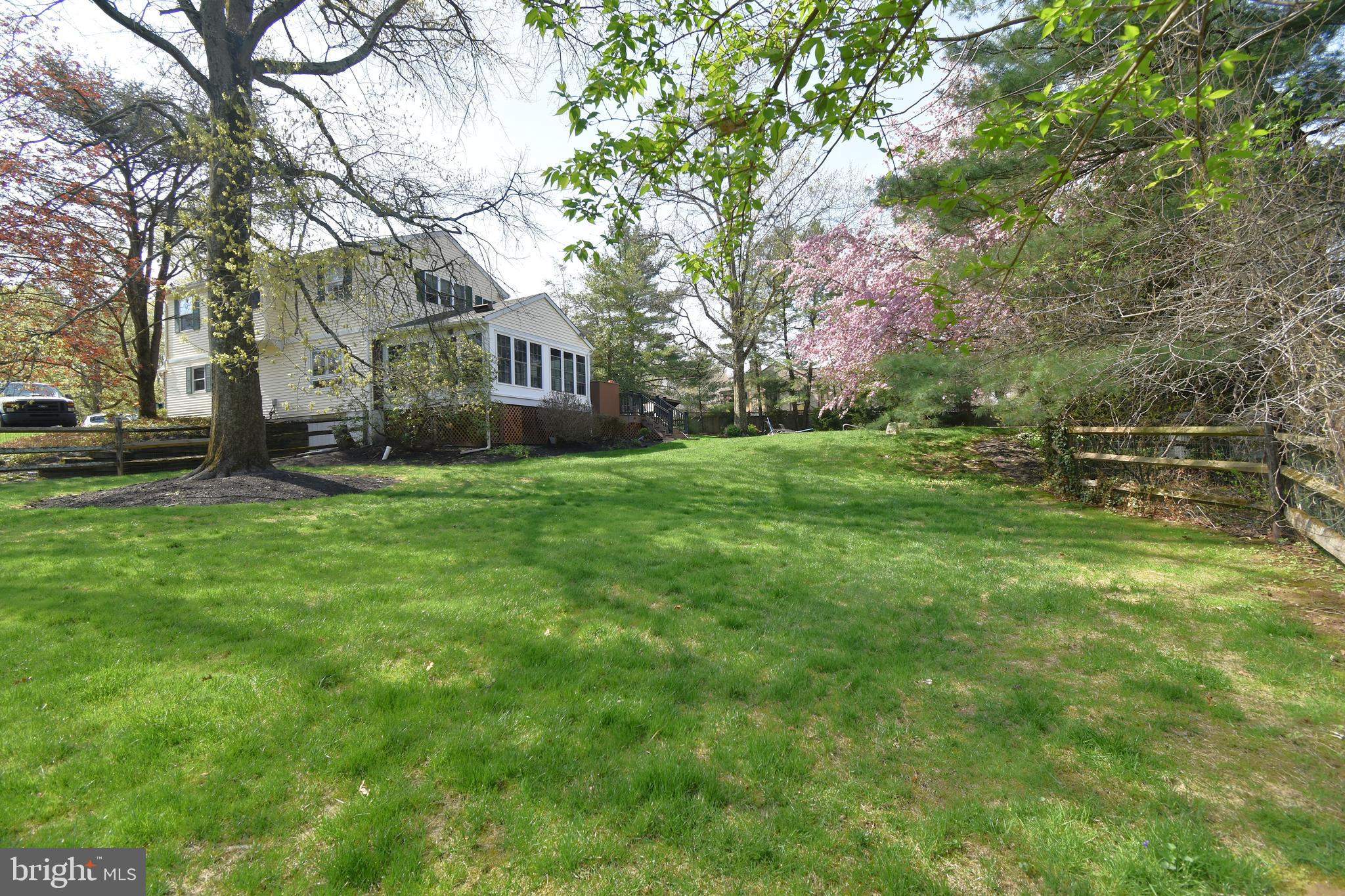 Backyard with nice shed