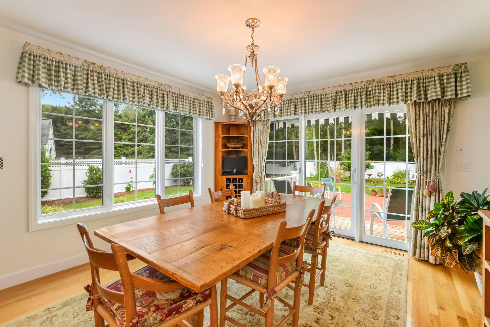 195 Cotuit Road, Unit 8 Marstons Mills, MA 02648 - Photo 15 of 46 a dining room with furniture window and plants