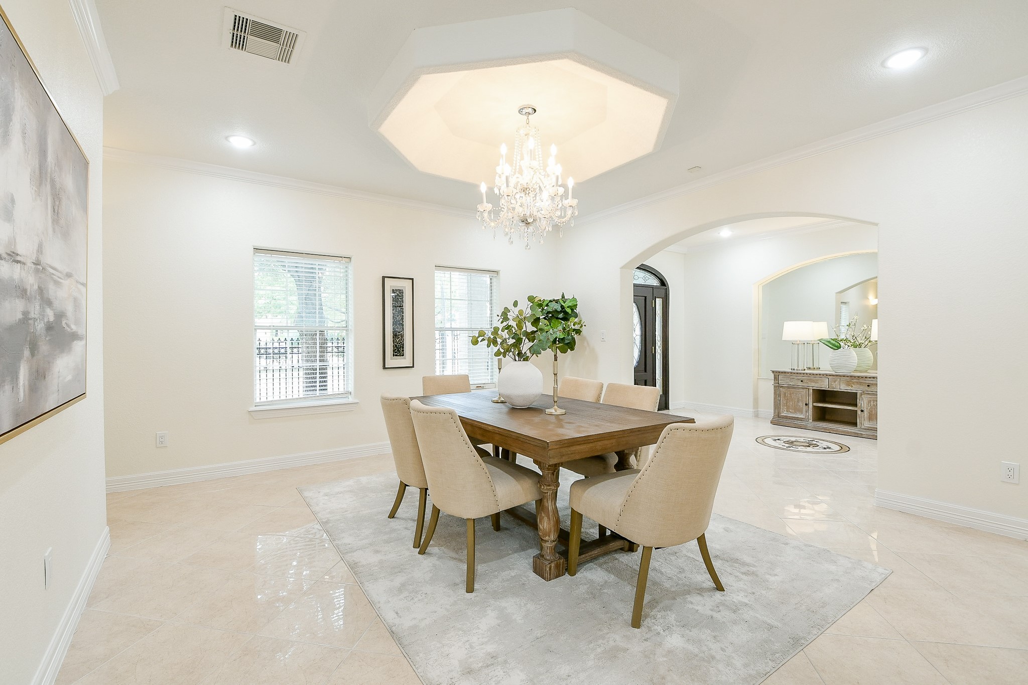 404 Moss Street Houston, TX 77009 - Photo 8 of 40 a view of a dining room with furniture and window