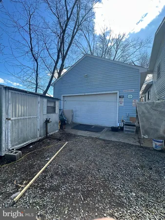 a backyard of a house