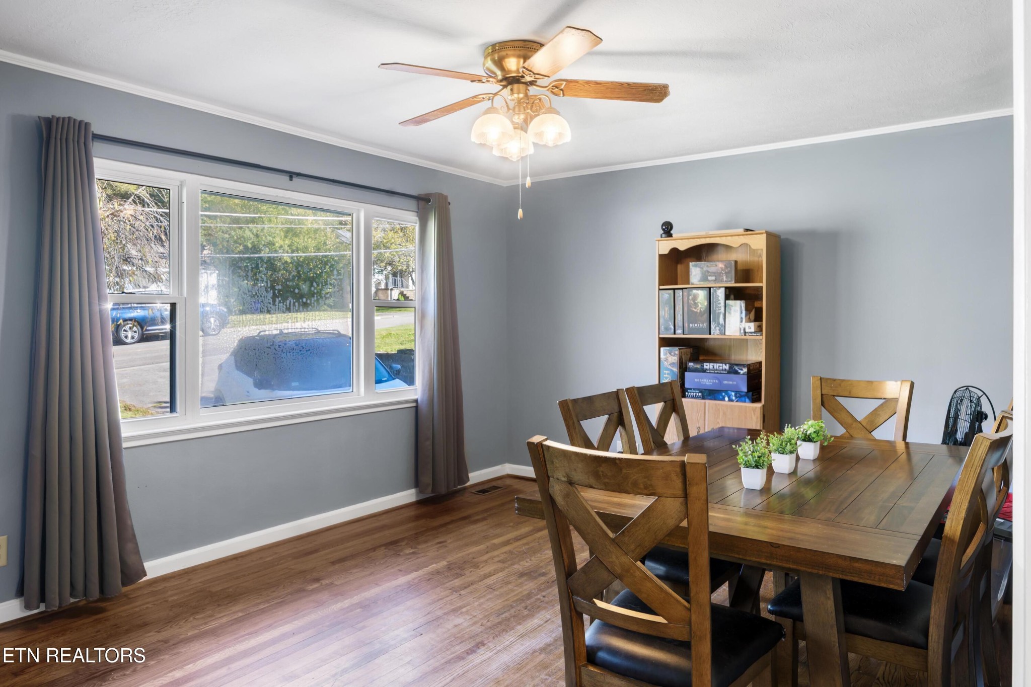 657 Robertsville Road Oak Ridge, TN 37830 - Photo 4 of 28 a view of a dining room with furniture window and outside view