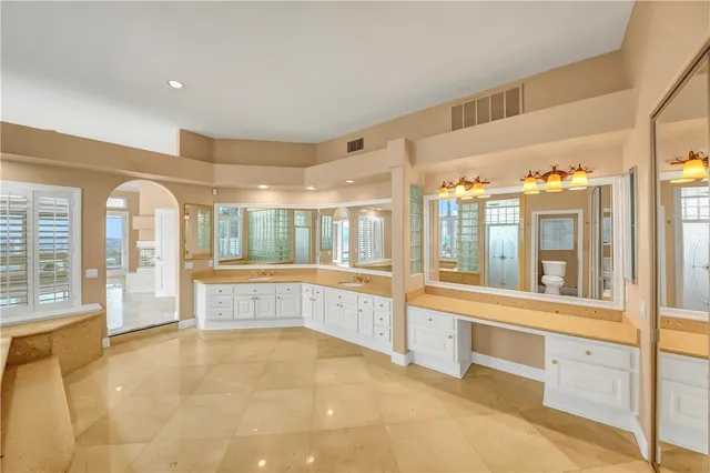 a view of a staircase