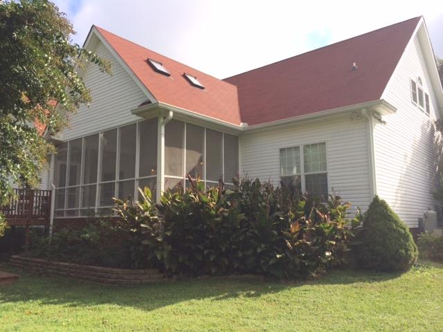 Screened Patio on back of house.