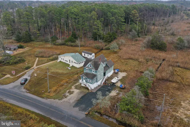 a view of a lake with a mountain in the background
