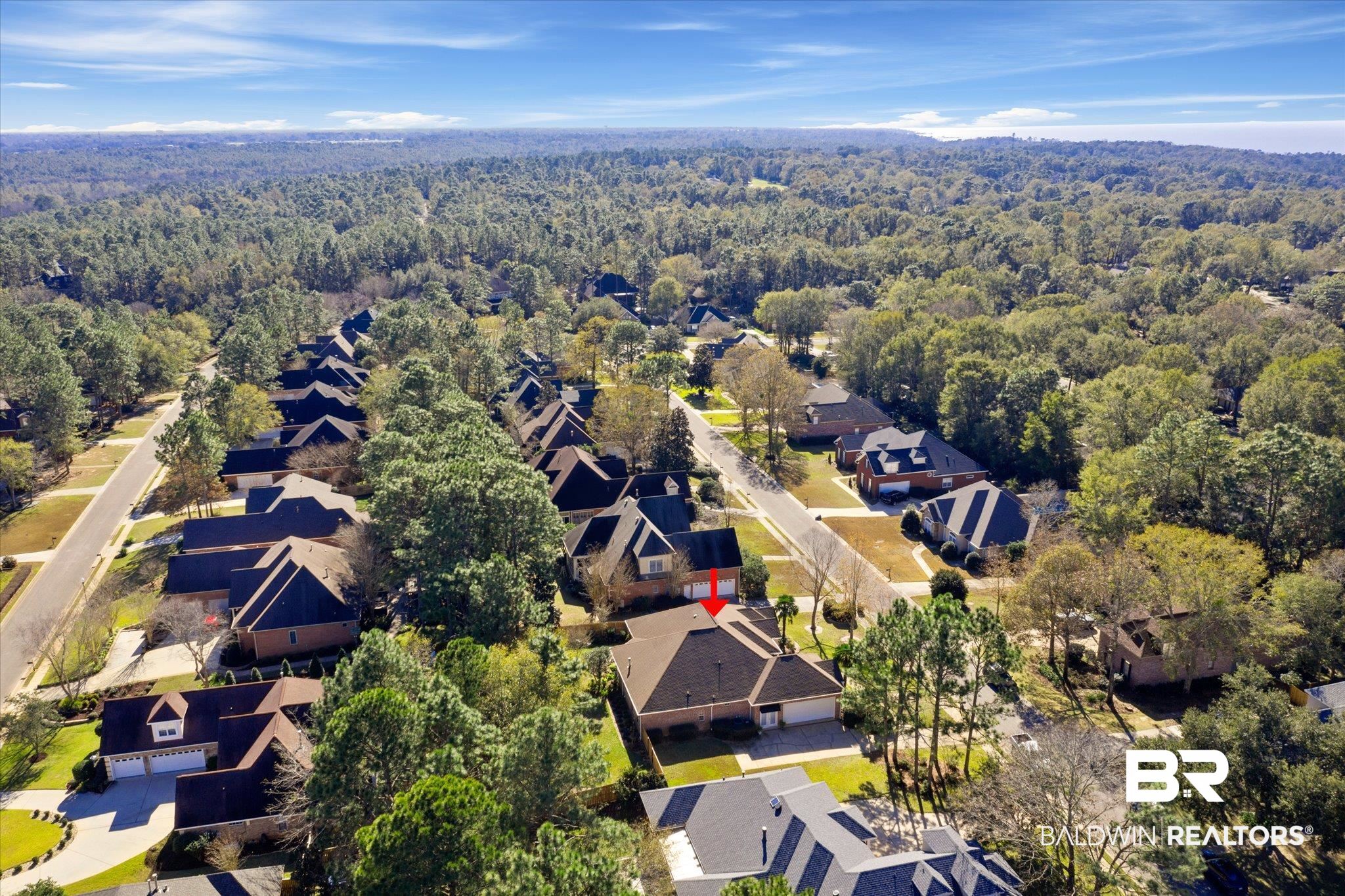 116 Easton Circle Fairhope, AL 36532 - Photo 37 of 47 Aerial of Easton Circle