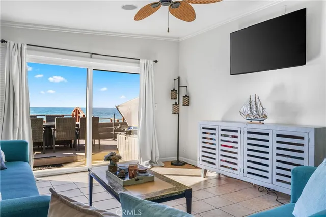 a room with furniture and a flat screen tv