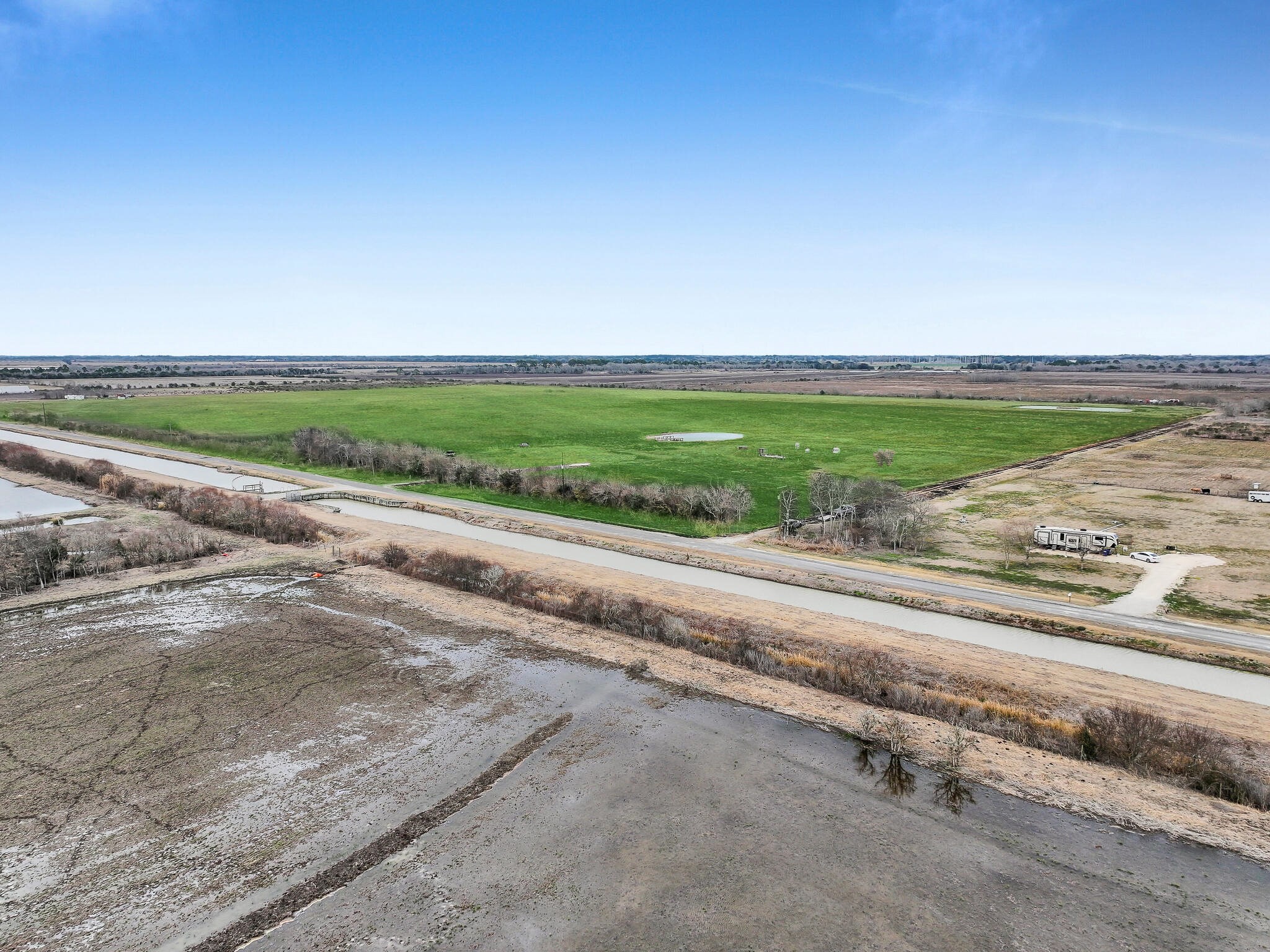 747 Canal Road Winnie, TX 77665 - Photo 21 of 21 a view of a field with an ocean view