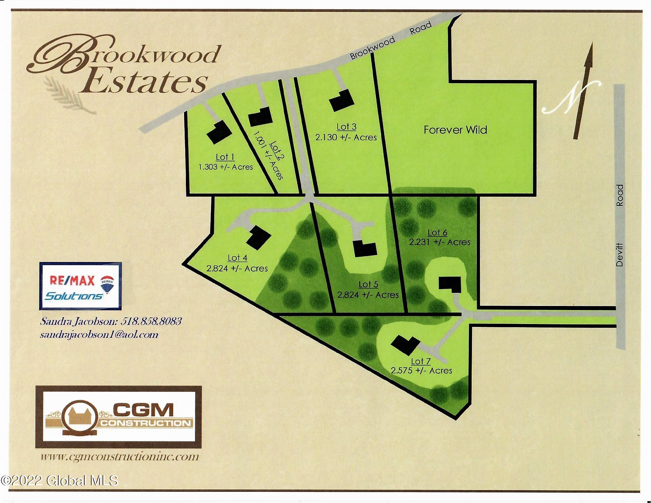 196 Brookwood Road Halfmoon, NY 12188 - Photo 2 of 2 Brookwood Estates site map