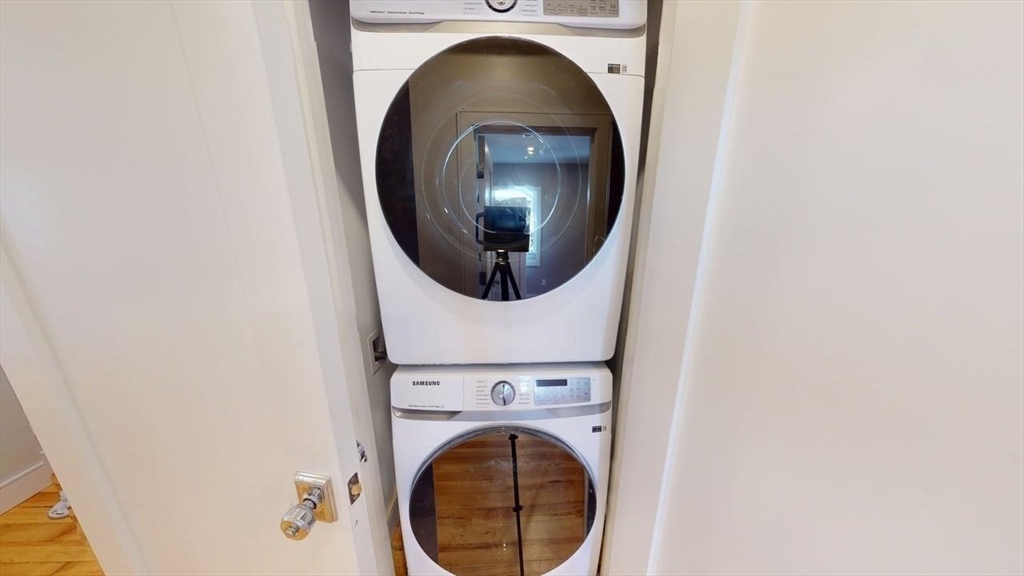 179 Appleton Street, Unit 2 Cambridge, MA 02138 - Photo 22 of 23 a close up view of a washer and dryer