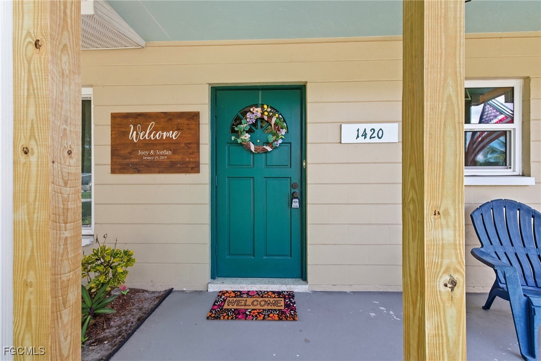 1420 Mandel Road Fort Myers, FL 33919 - Photo 3 of 41 a view of front door of house