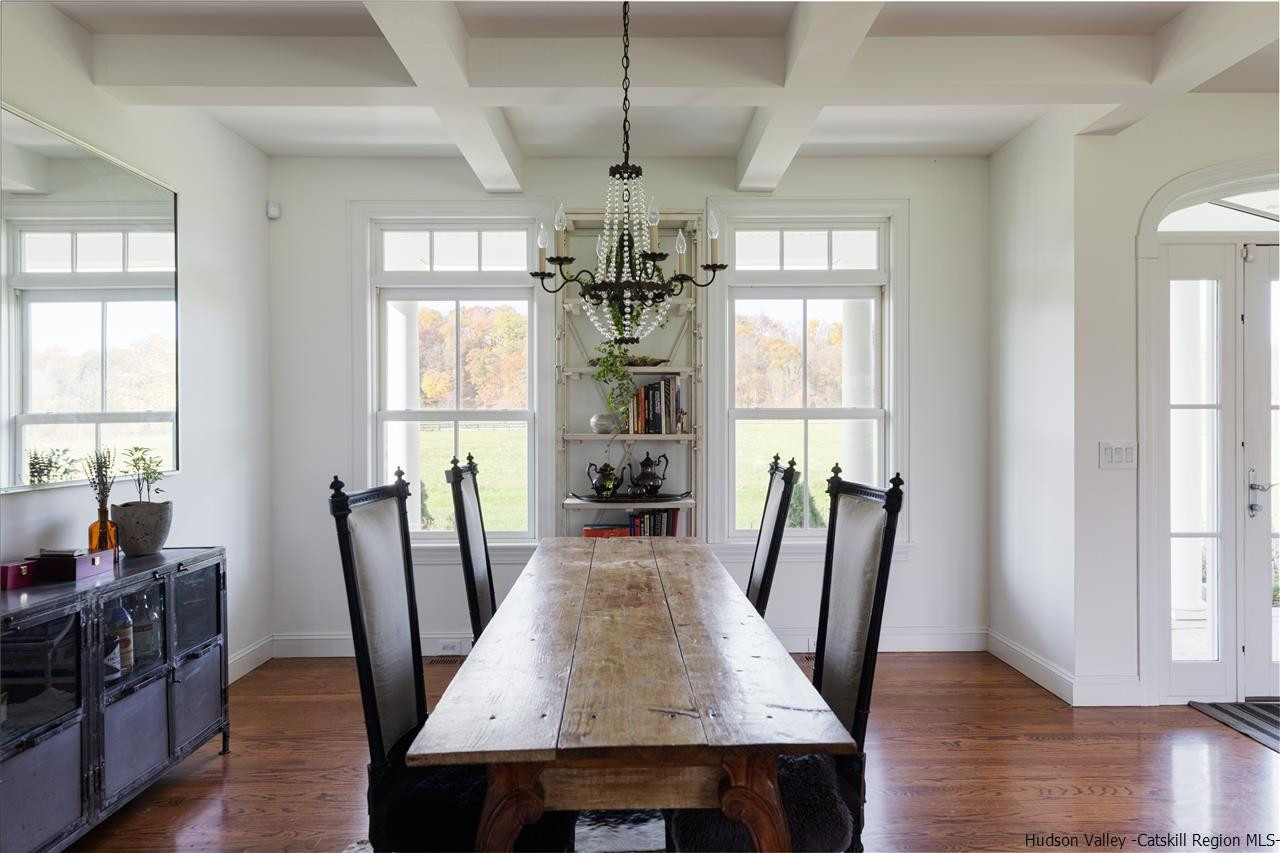 383 Pine Bush Road Stone Ridge, NY 12484 - Photo 9 of 35 a view of a dining room with furniture window and wooden floor
