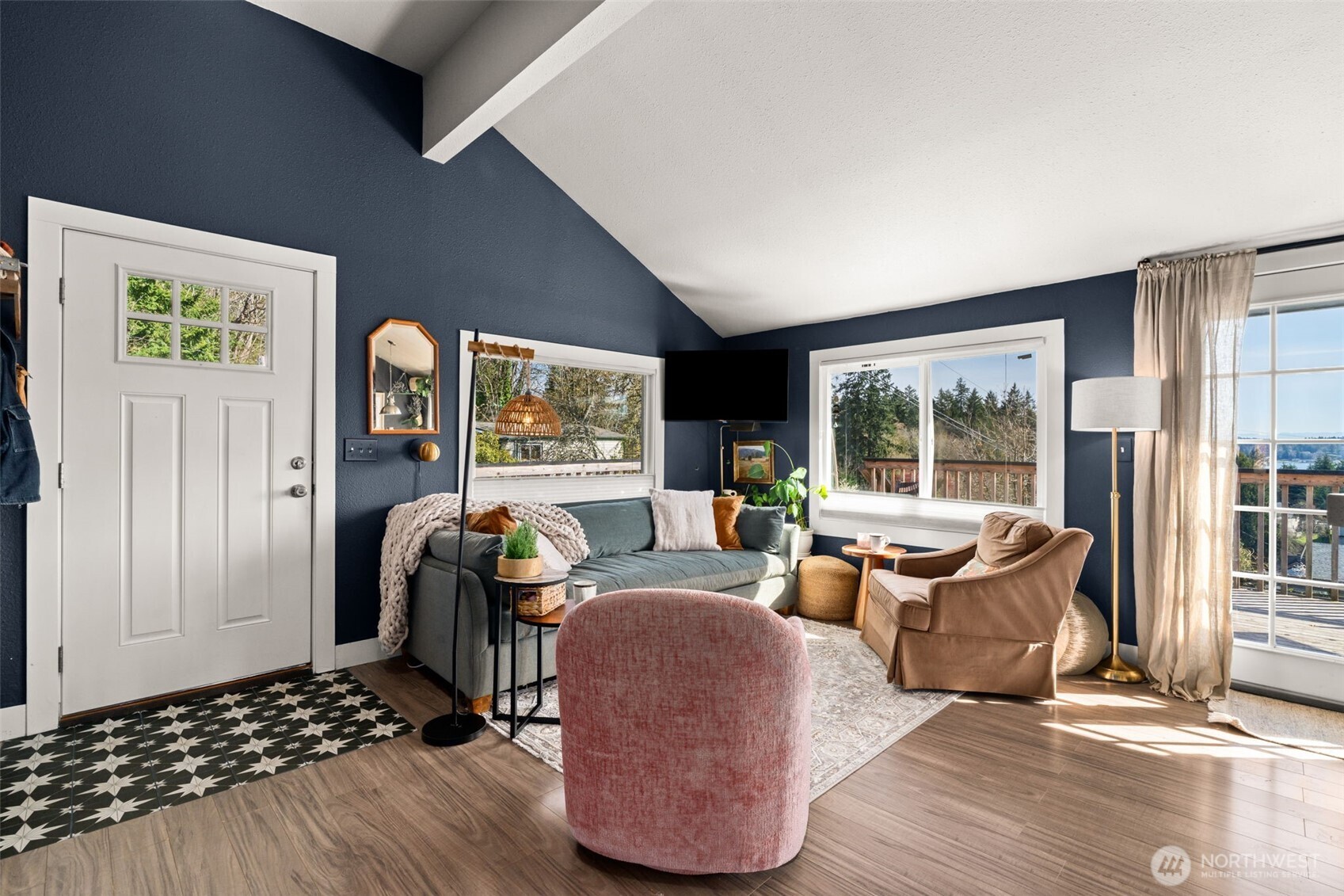 2827 Alder Street Bremerton, WA 98310 - Photo 4 of 35 a living room with furniture and a floor to ceiling window