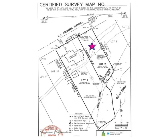 $299,000 | Lt2 Columbia Road, Cedarburg, WI 53012