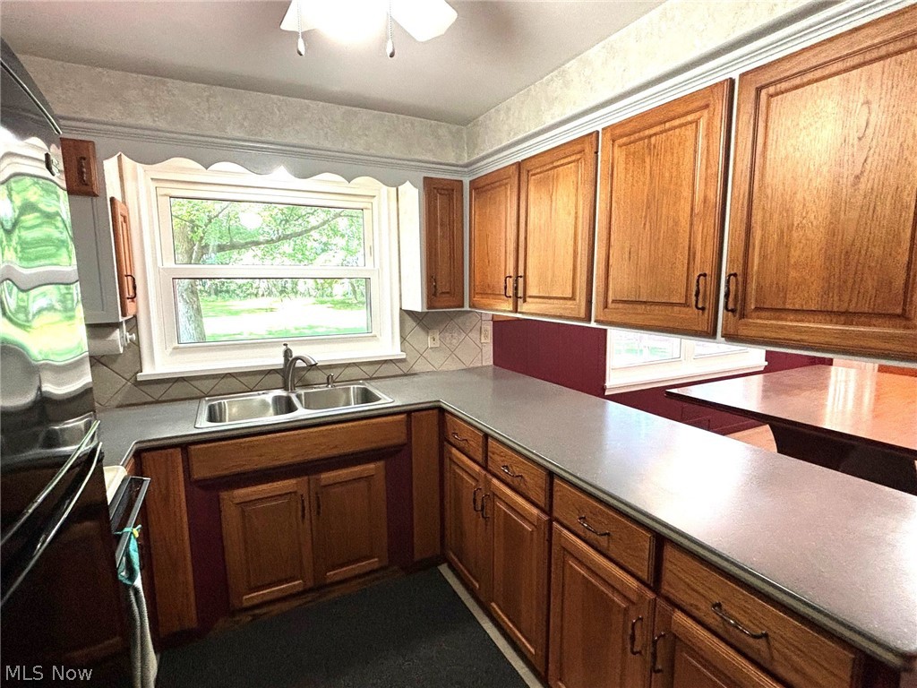 1961 Killian Road Akron, OH 44312 - Photo 8 of 23 Kitchen with updated cabinets