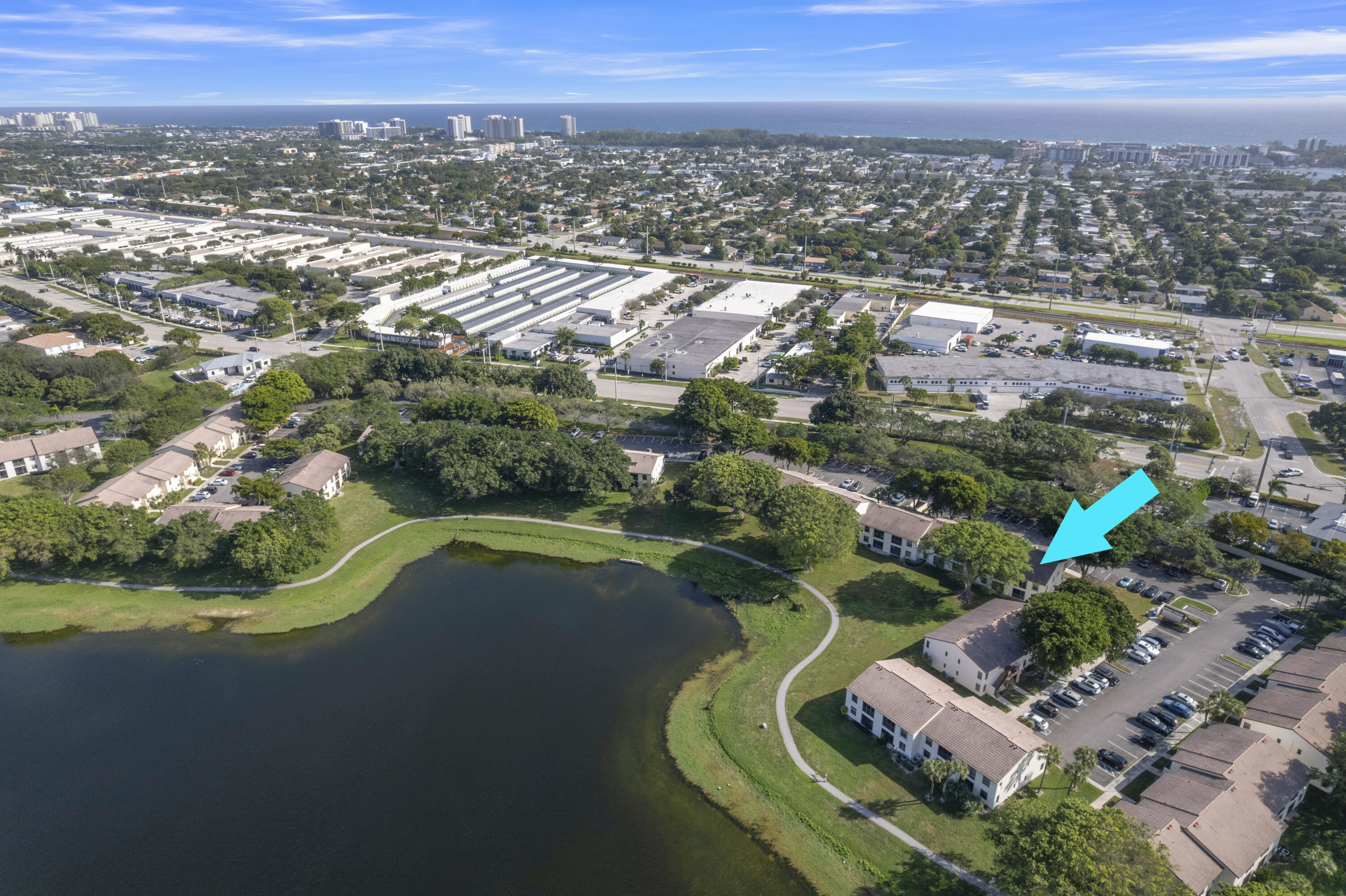 2800 Palmwood Terrace, Unit 2190 Boca Raton, FL 33431 - Photo 5 of 42 an aerial view of multiple house