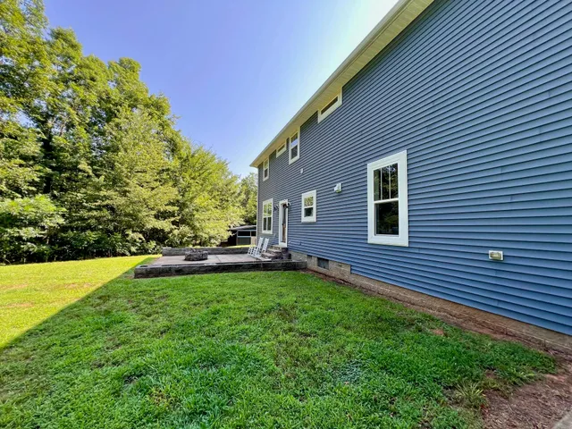 a view of an outdoor space and a yard