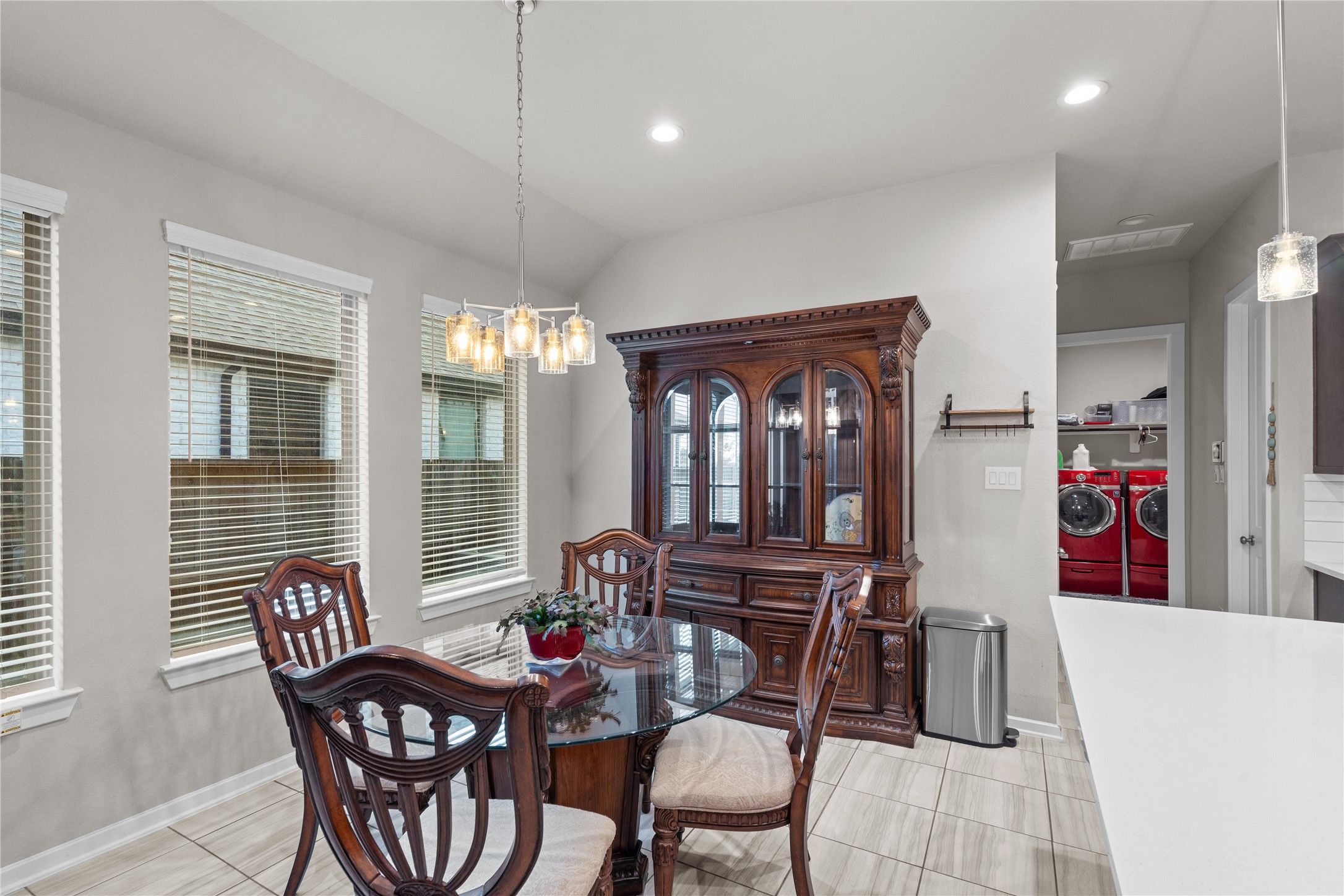 5814 Lavaca Lane Manvel, TX 77578 - Photo 16 of 37 a dining room with furniture and window