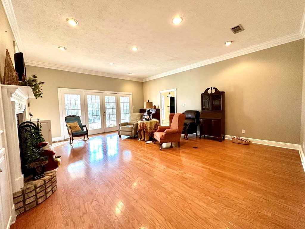 3486 King Road Liberty, MS 39645 - Photo 8 of 27 Living Room with French Doors
