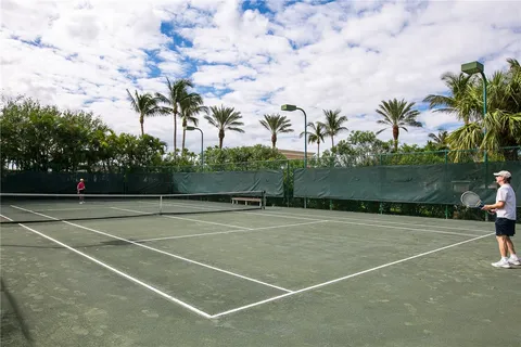 a view of a tennis court