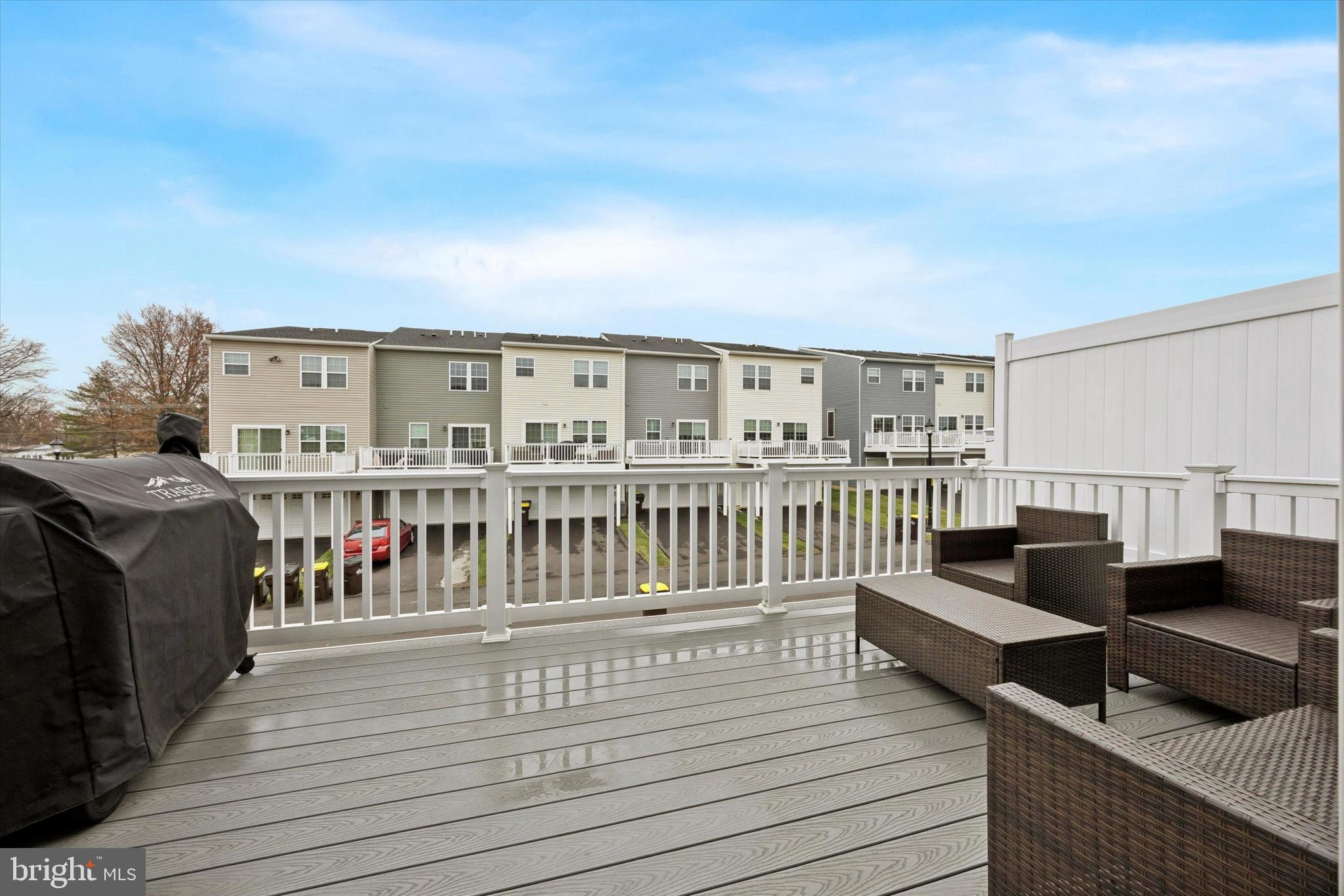 135 Bishop Way Dublin, PA 18917 - Photo 22 of 24 a view of a balcony with chairs