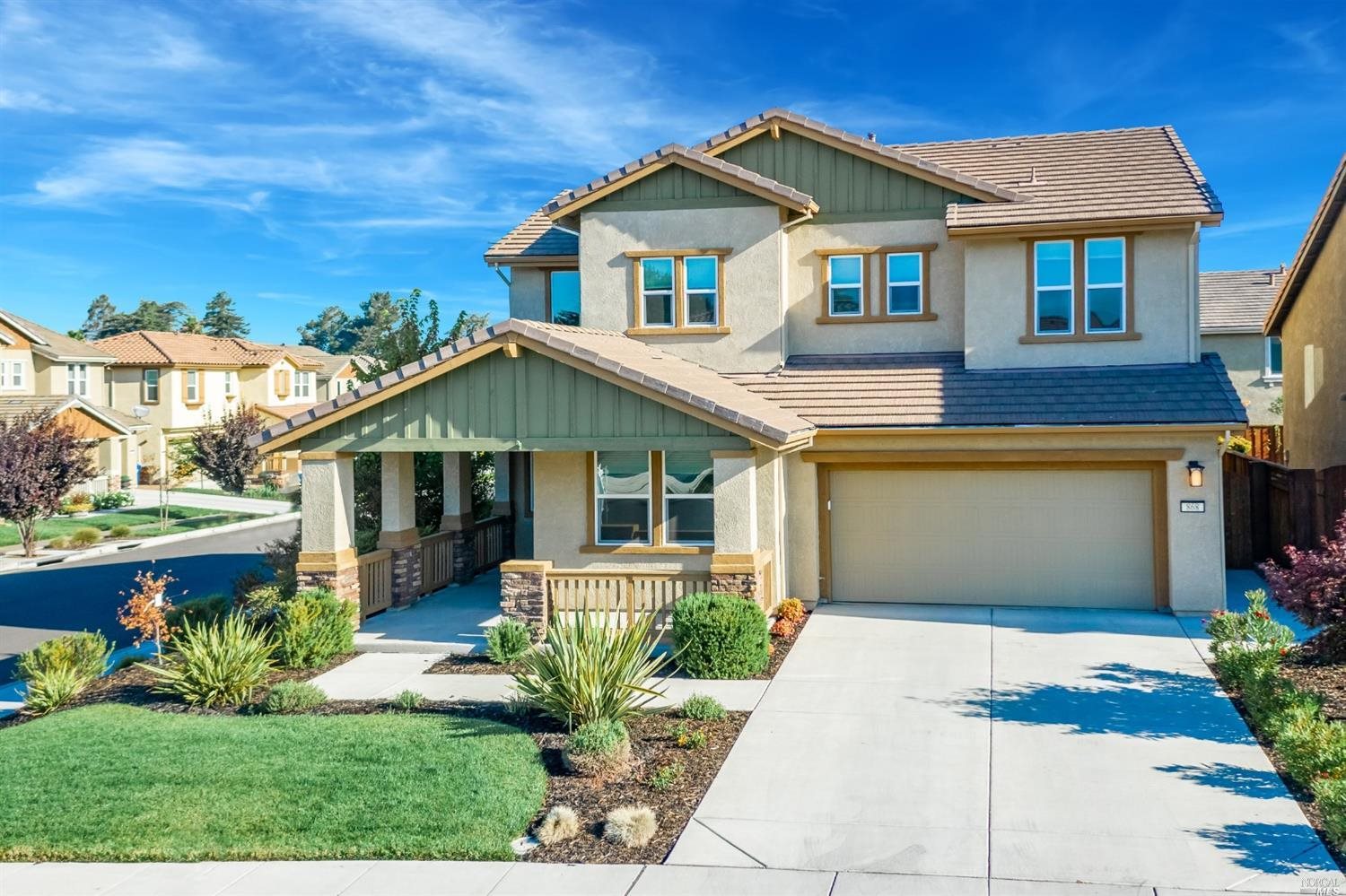 868 Erin Way Napa, CA 94559 - Photo 1 of 1 a front view of a house with a yard and potted plants