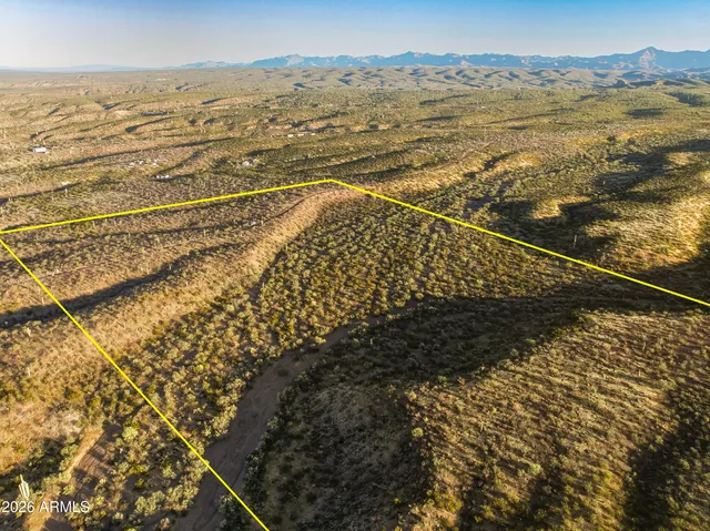 a view of city and mountain