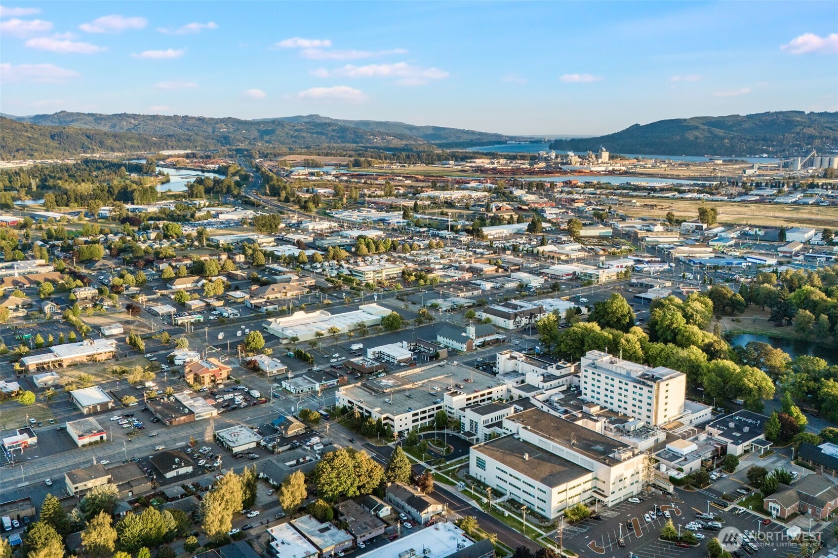 1602 Delaware Street Longview, WA 98632 - Photo 39 of 40 an aerial view of residential building with parking space