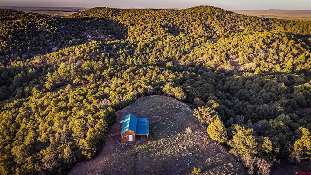 a view of an outdoor space with mountain view
