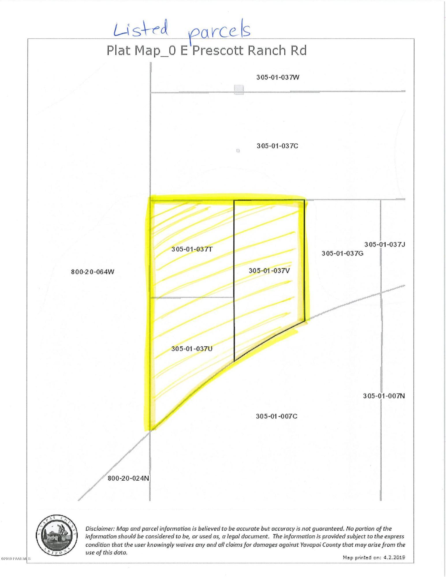 0 East Prescott Ranch Road Paulden, AZ 86334 - Photo 9 of 9 Three parcels for sale