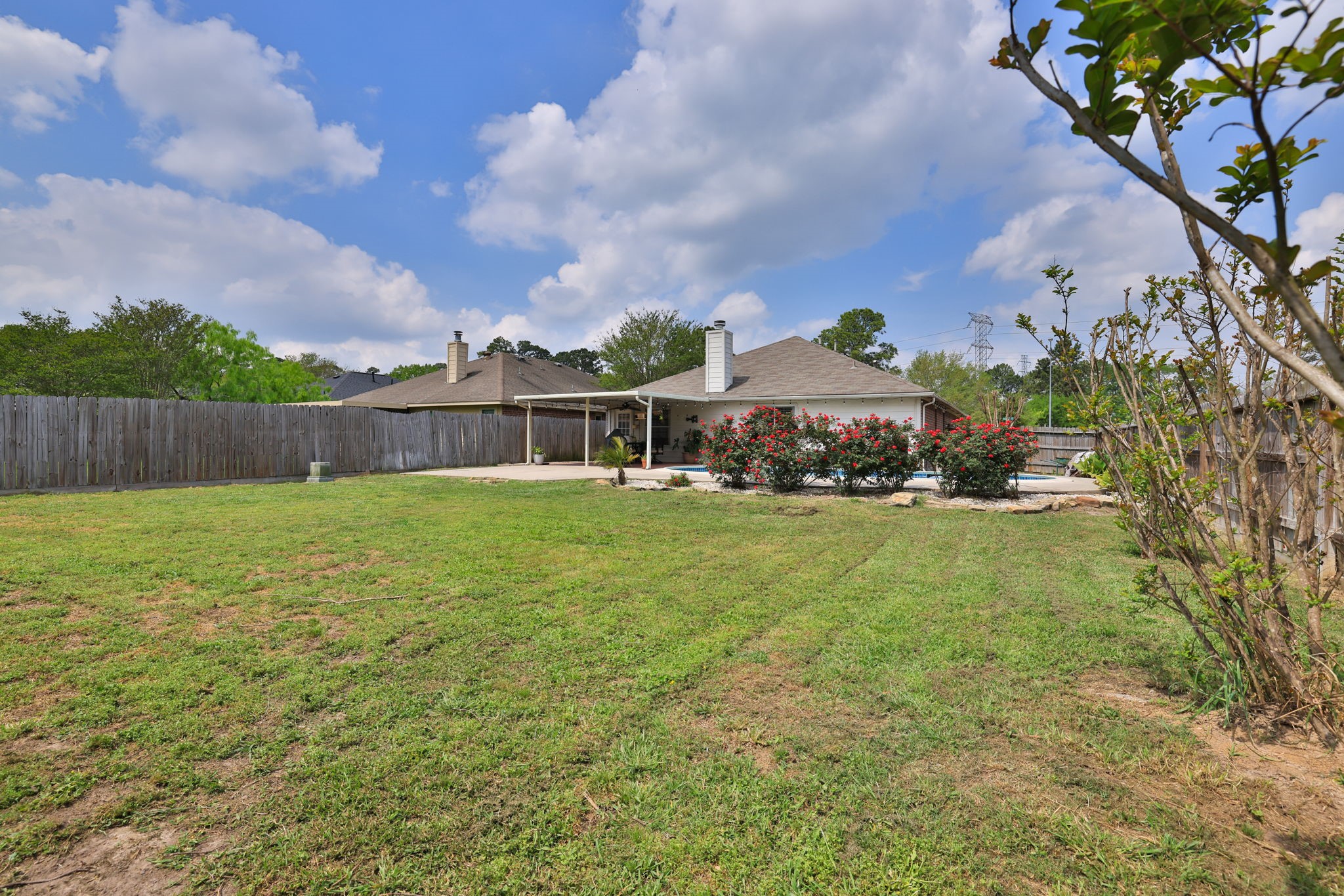 3803 Oaklace Drive Spring, TX 77389 - Photo 34 of 36 a view of a house with a yard