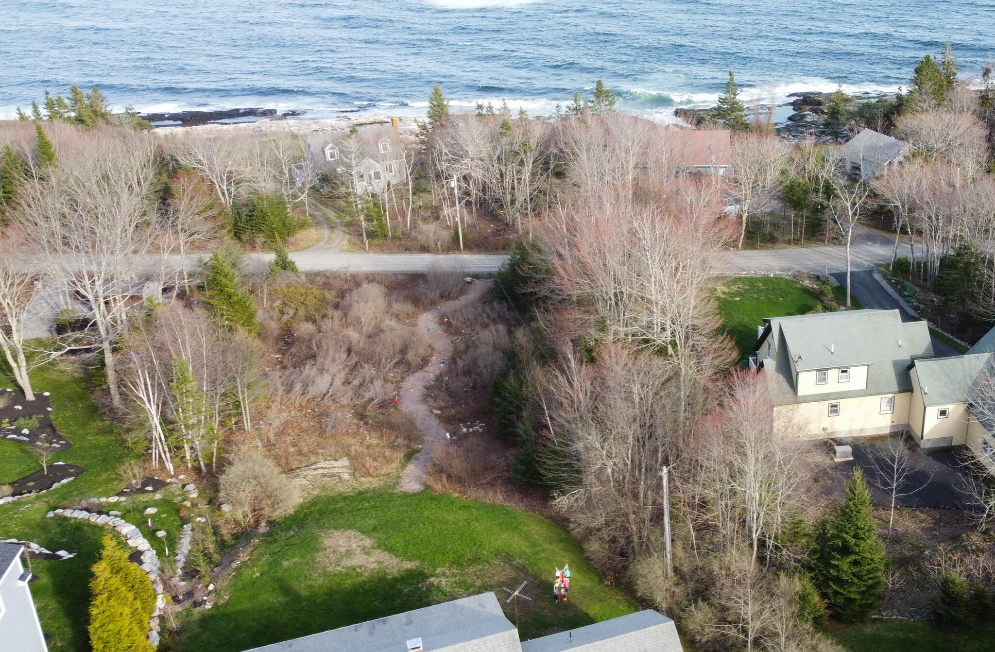 42 Old Mill Road New Harbor, ME 04554 - Photo 48 of 65 Path to McFarland Shore Rd