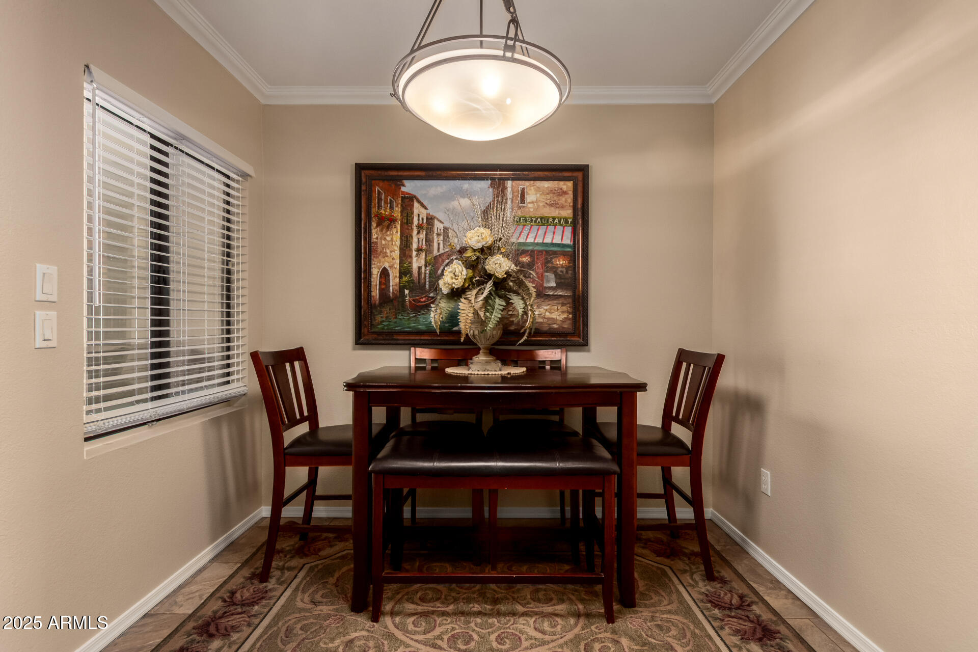 7575 East Indian Bend Road, Unit 2146 Scottsdale, AZ 85250 - Photo 12 of 40 a view of a dining room with furniture window and wooden floor