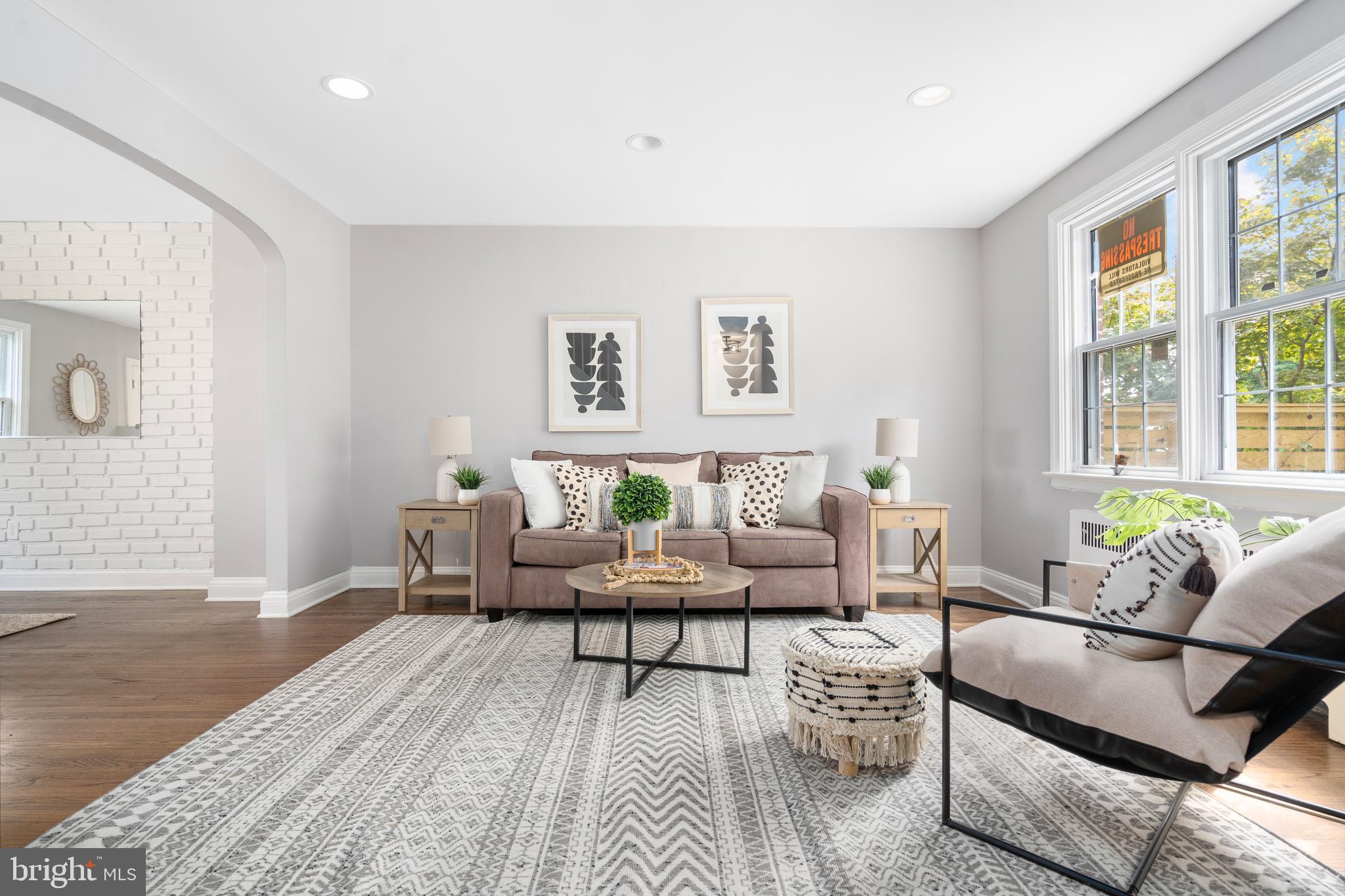 904 Andover Road Baltimore, MD 21218 - Photo 2 of 30 Natural Light Fills the Living Room