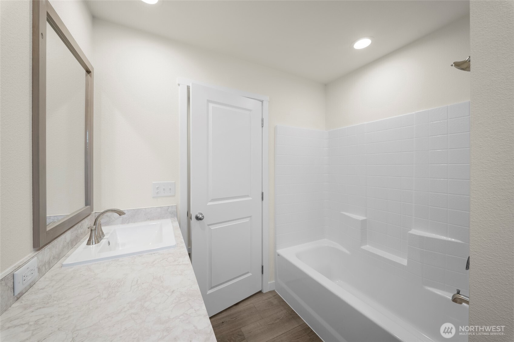 200 Lot C Fineview Chehalis, WA 98532 - Photo 24 of 36 a bathroom with a tub a sink and a shower