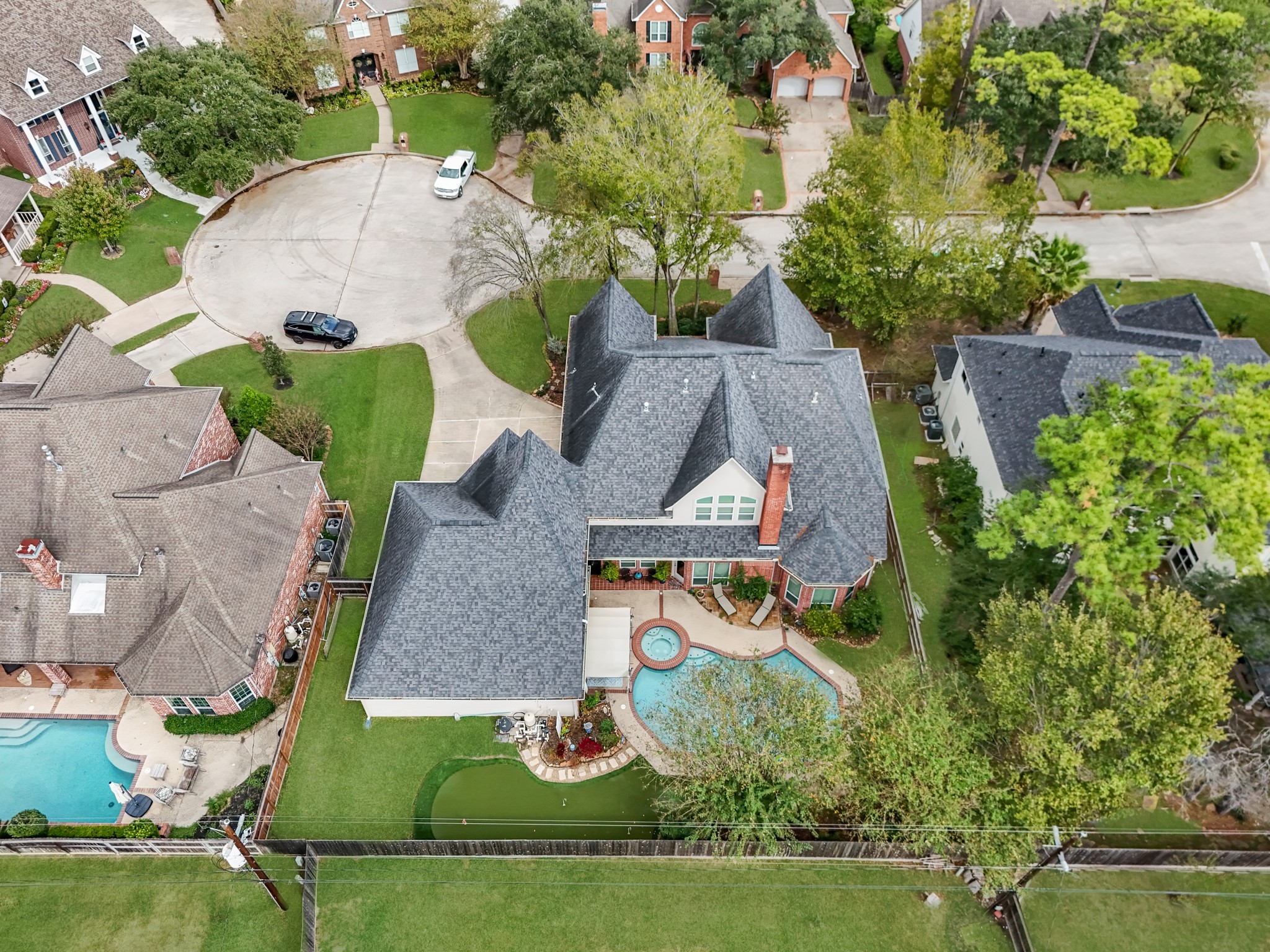16207 Lafone Drive Spring, TX 77379 - Photo 4 of 49 an aerial view of a house with outdoor space