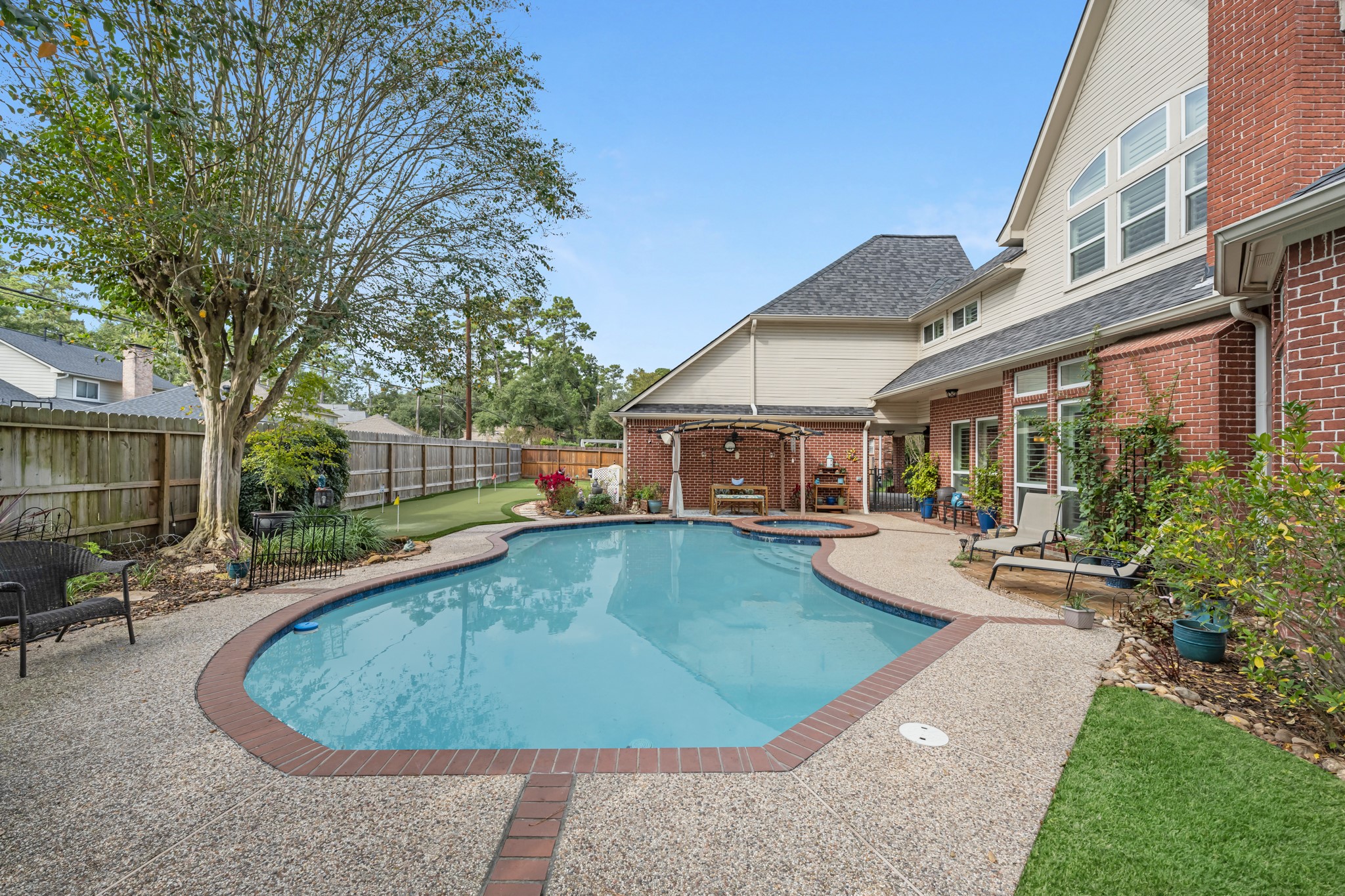 16207 Lafone Drive Spring, TX 77379 - Photo 7 of 49 a view of a house with swimming pool