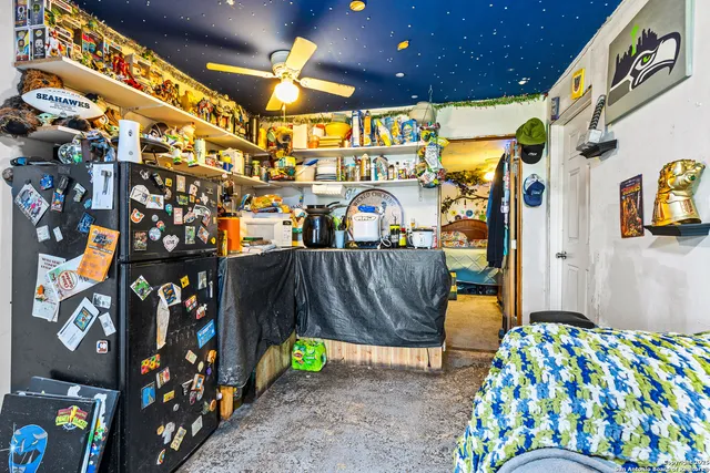 a view of an ocean and beach