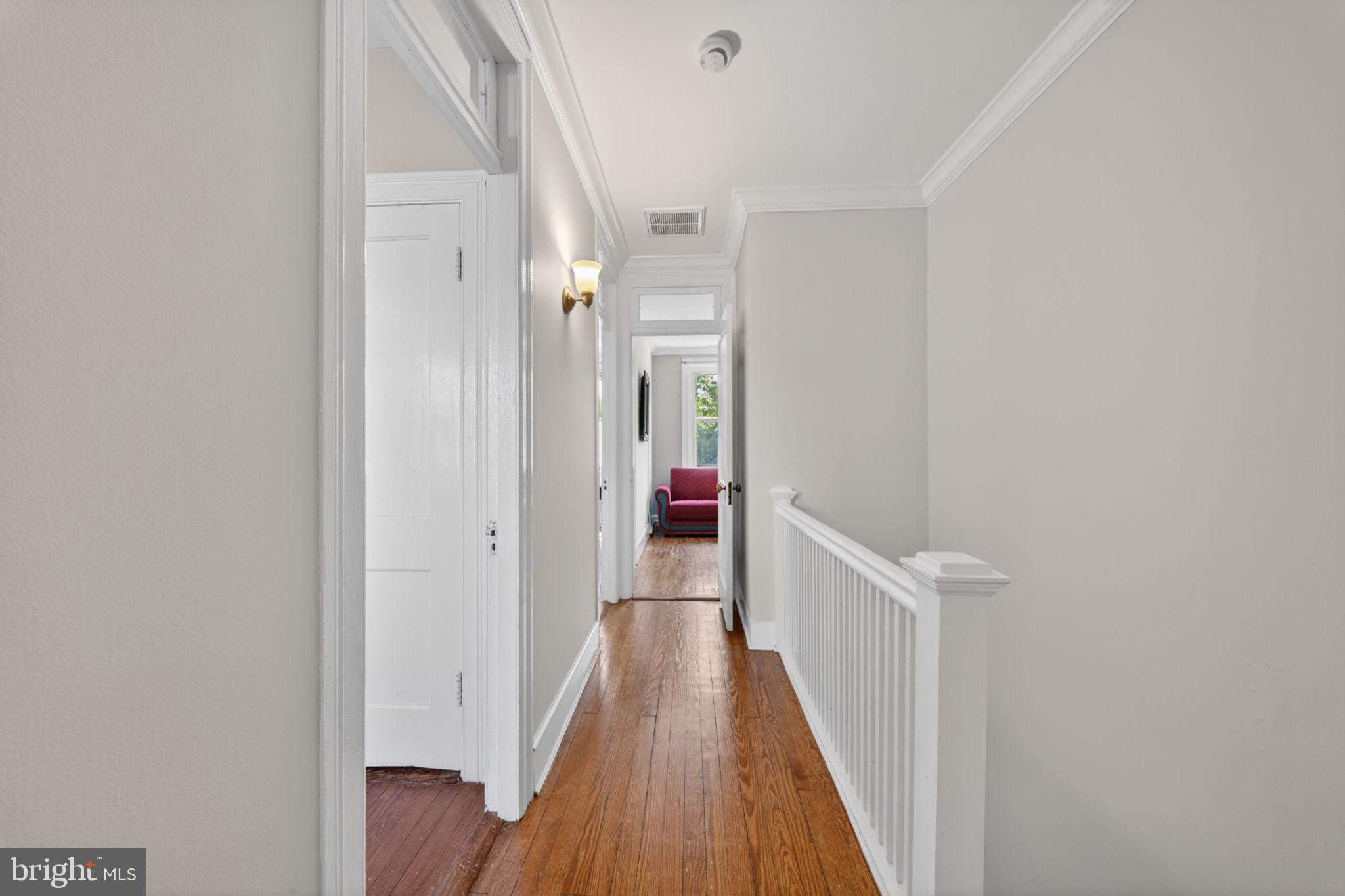 527 Shepherd Street Northwest Washington, DC 20011 - Photo 27 of 42 Upper level hallway