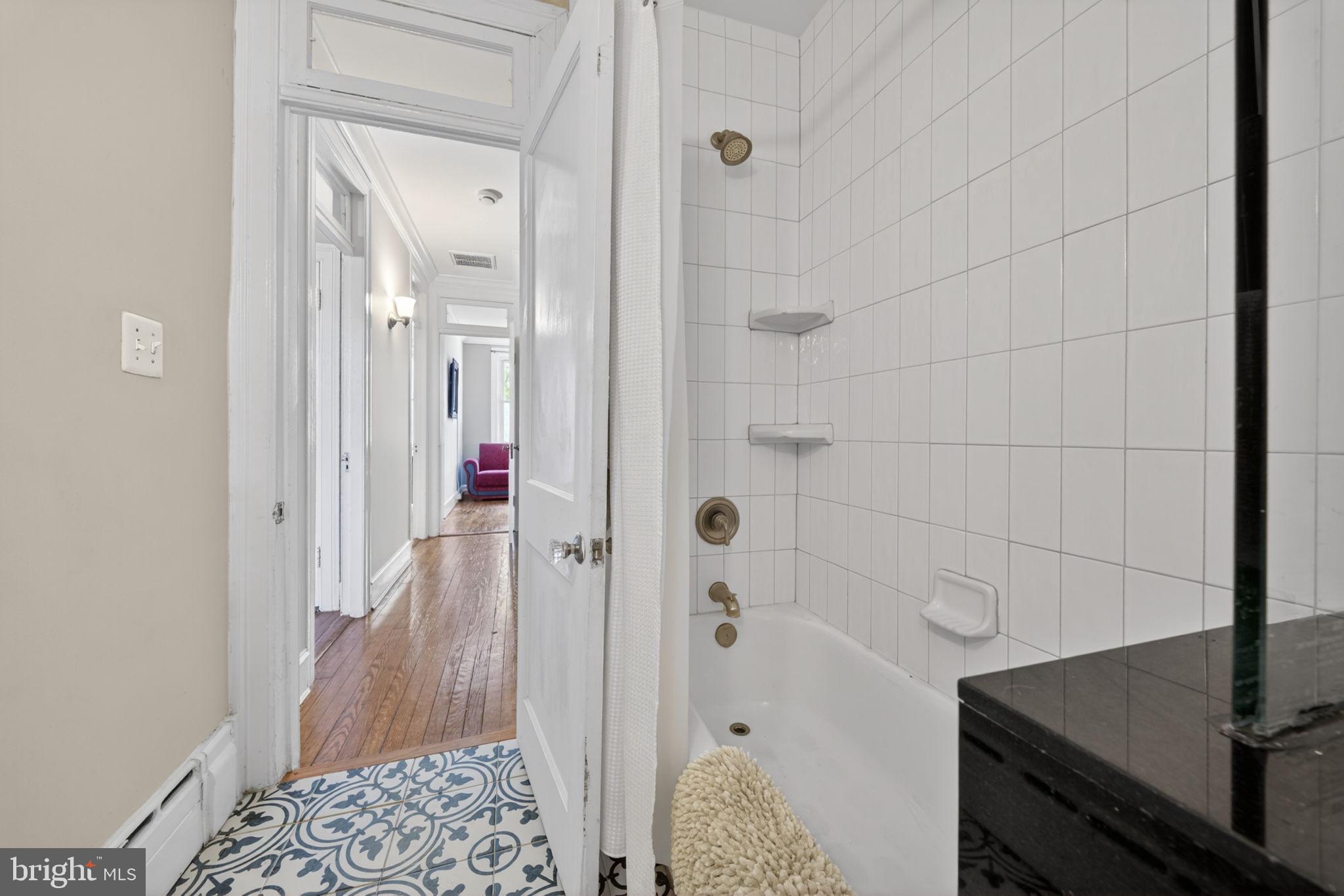 527 Shepherd Street Northwest Washington, DC 20011 - Photo 29 of 42 Upper level bathroom