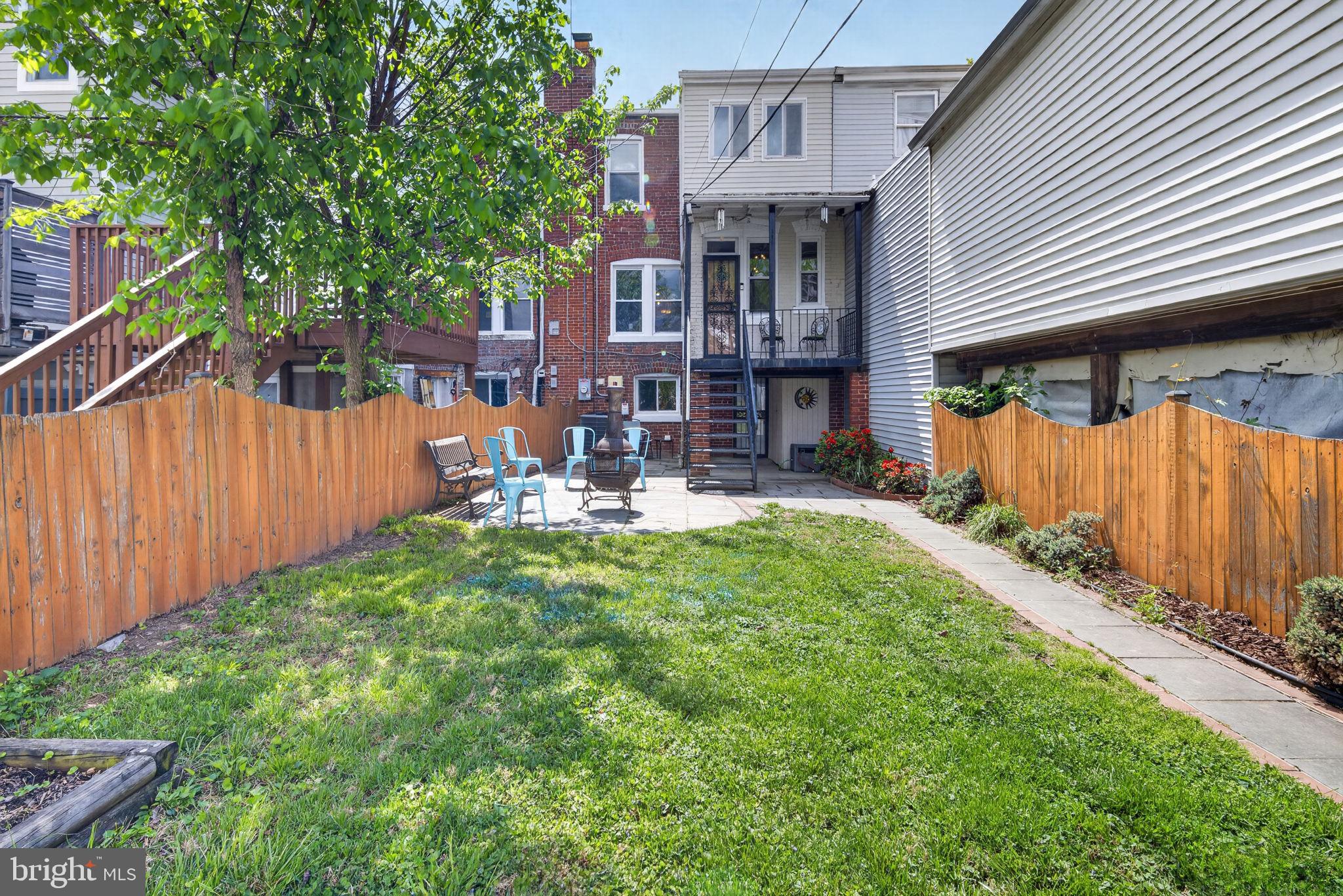 527 Shepherd Street Northwest Washington, DC 20011 - Photo 40 of 42 Back yard