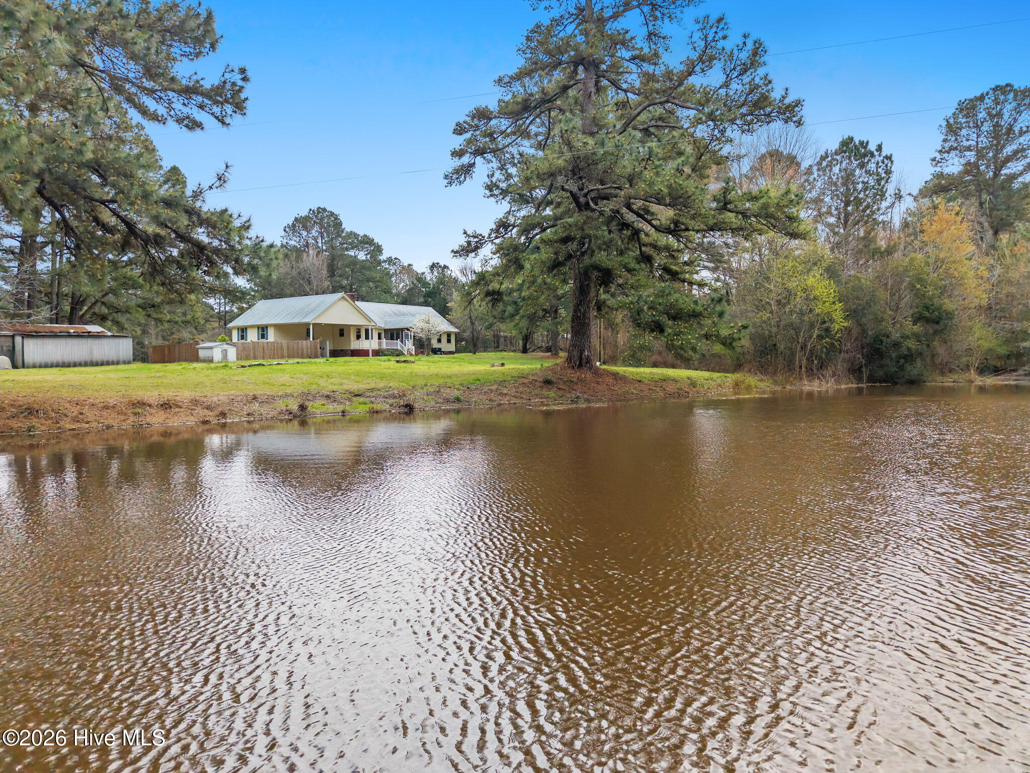863 Fred Powell Road Whiteville, NC 28472 - Photo 46 of 58 View of Home From Pond