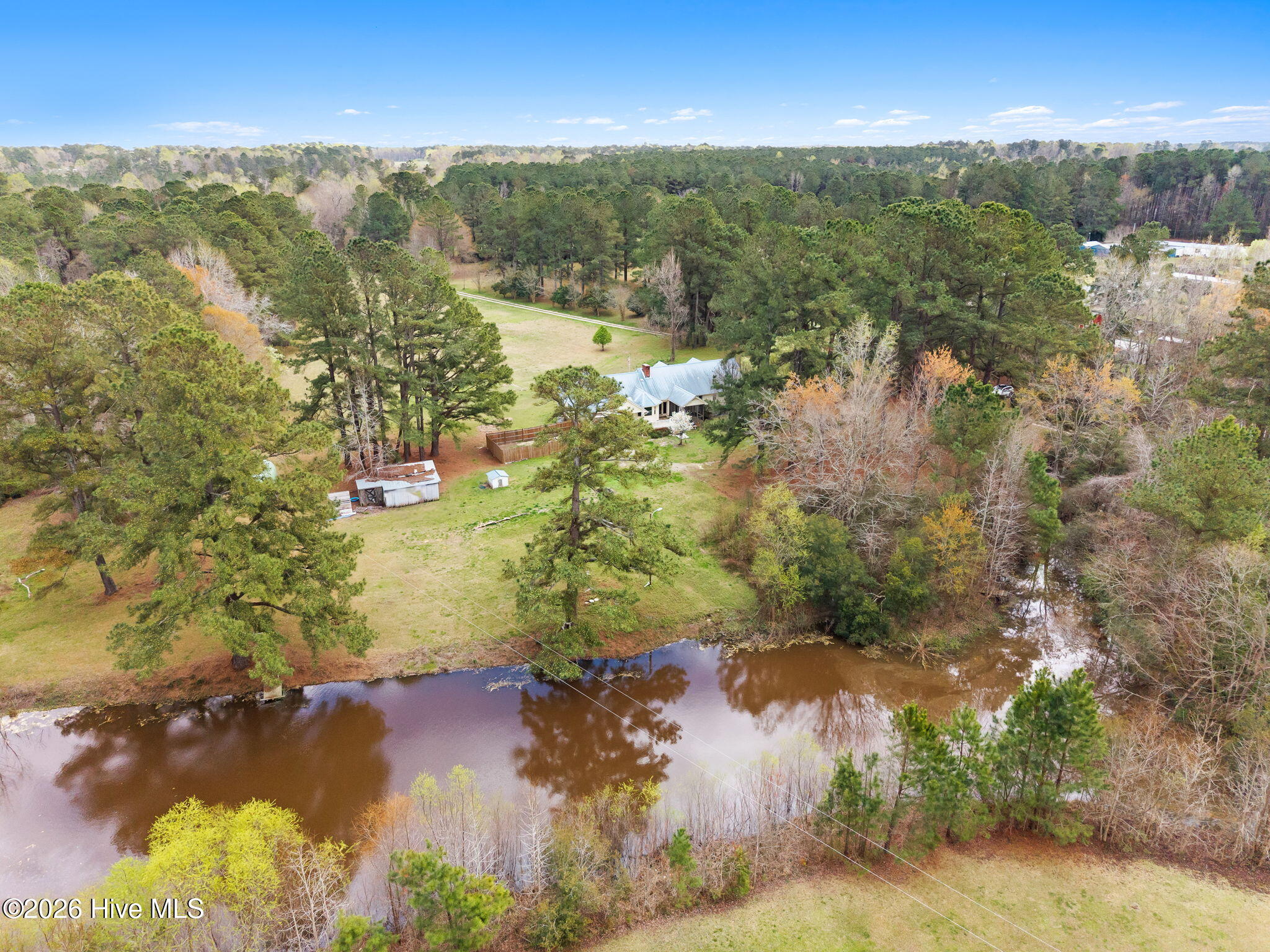 863 Fred Powell Road Whiteville, NC 28472 - Photo 50 of 58 Back Arial View of Property
