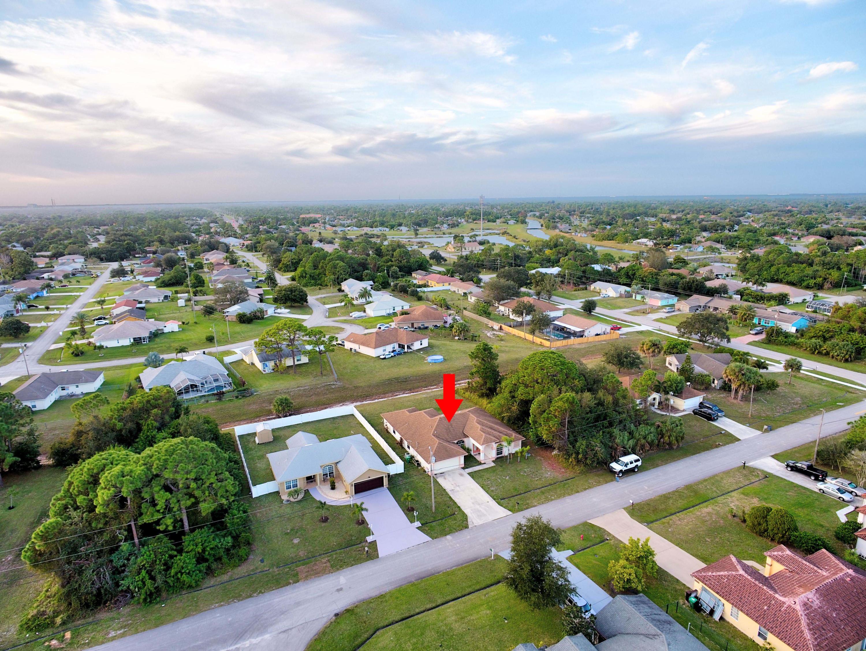525 Southwest Cherryhill Road Port St. Lucie, FL 34953 - Photo 34 of 41 Aerial Front